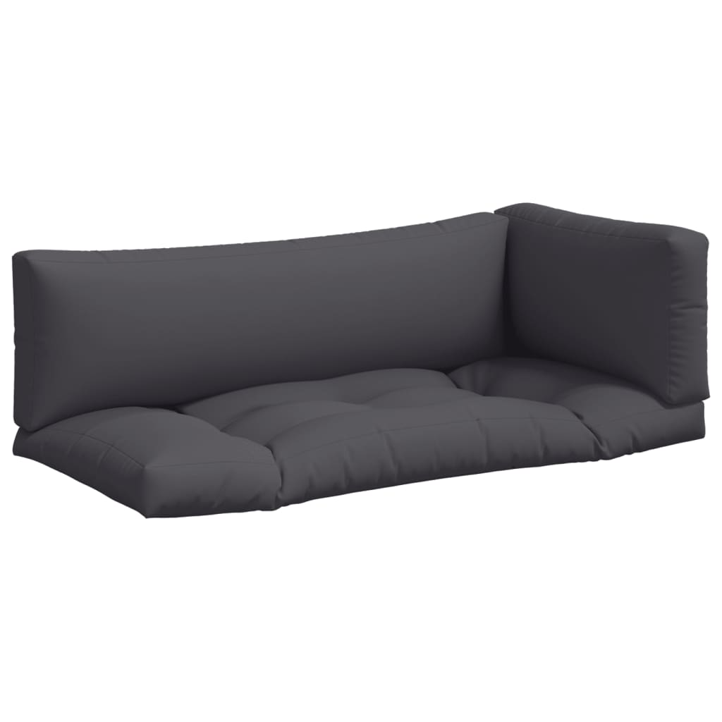Palletkussens 3 st stof antracietkleurig is nu te koop bij PeponiXL, paradijselijk wonen!