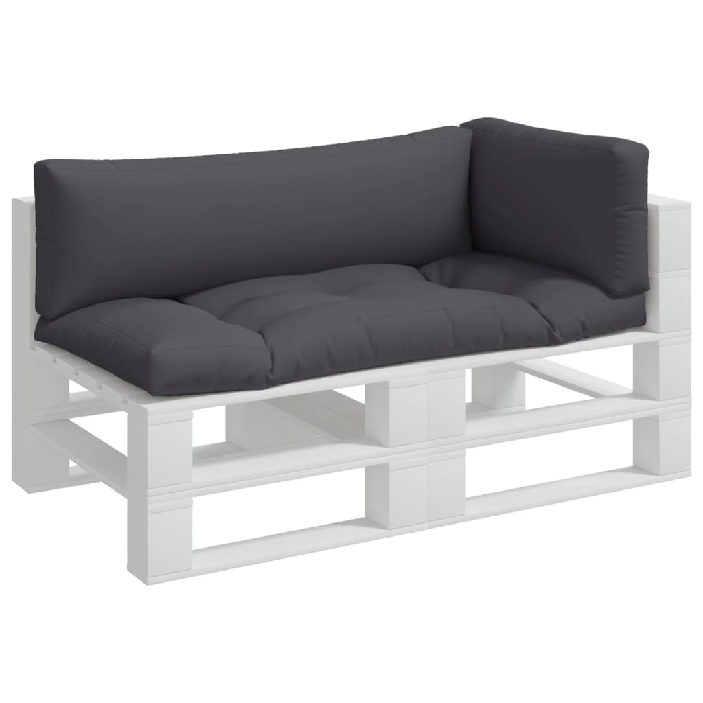Palletkussens 3 st stof antracietkleurig is nu te koop bij PeponiXL, paradijselijk wonen!