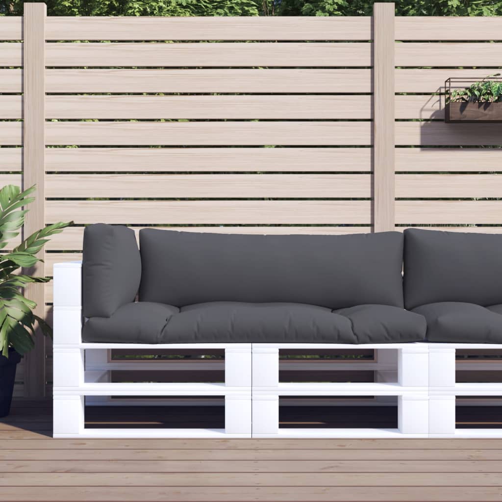 Palletkussens 3 st stof antracietkleurig is nu te koop bij PeponiXL, paradijselijk wonen!