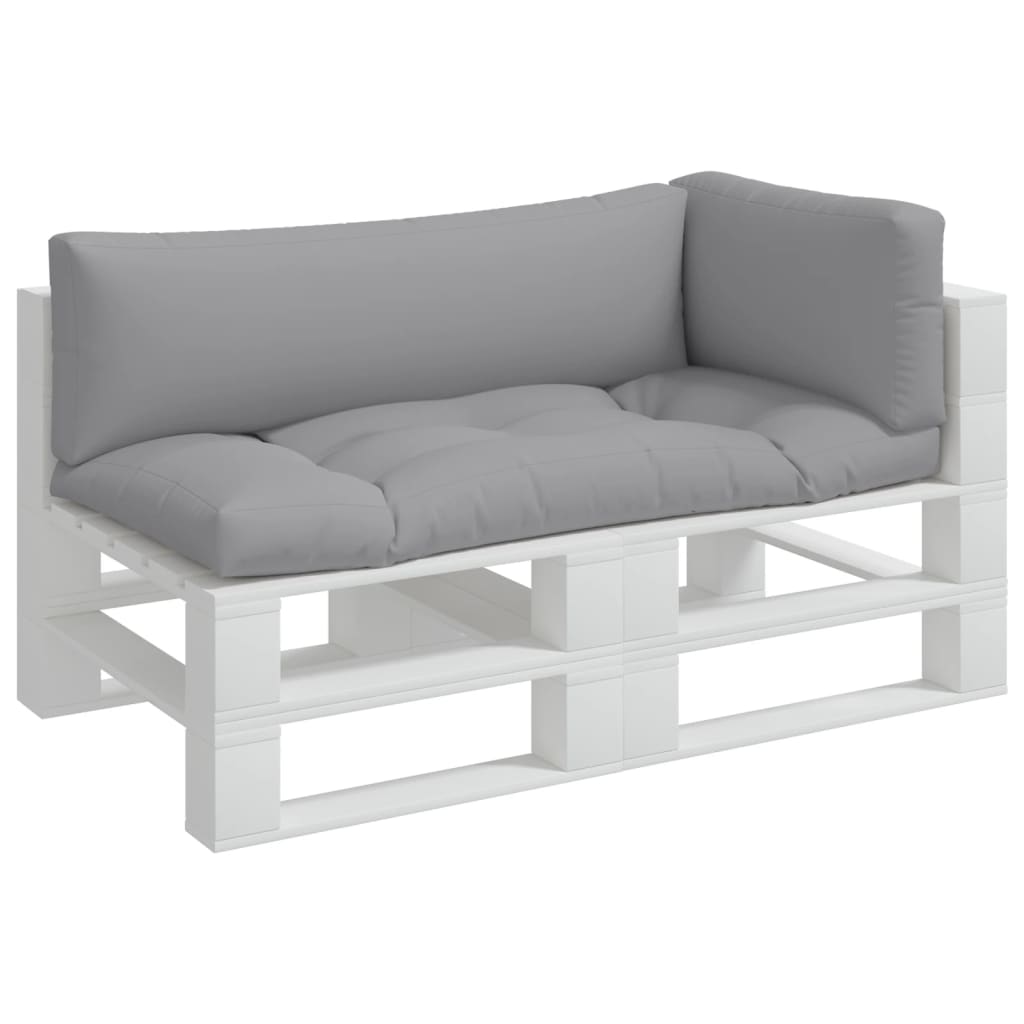 Palletkussens 3 st stof grijs is nu te koop bij PeponiXL, paradijselijk wonen!