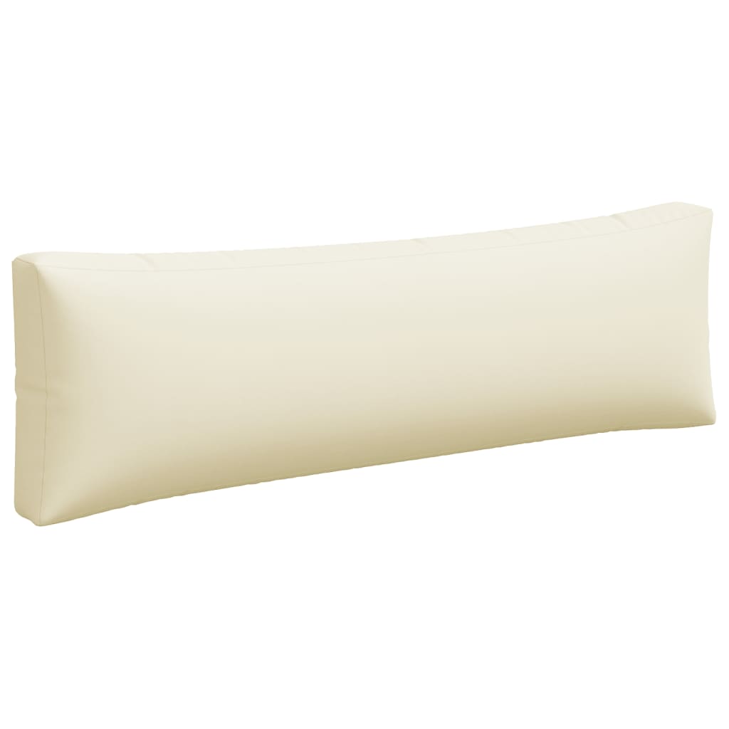 Palletkussens 3 st stof crèmekleurig is nu te koop bij PeponiXL, paradijselijk wonen!