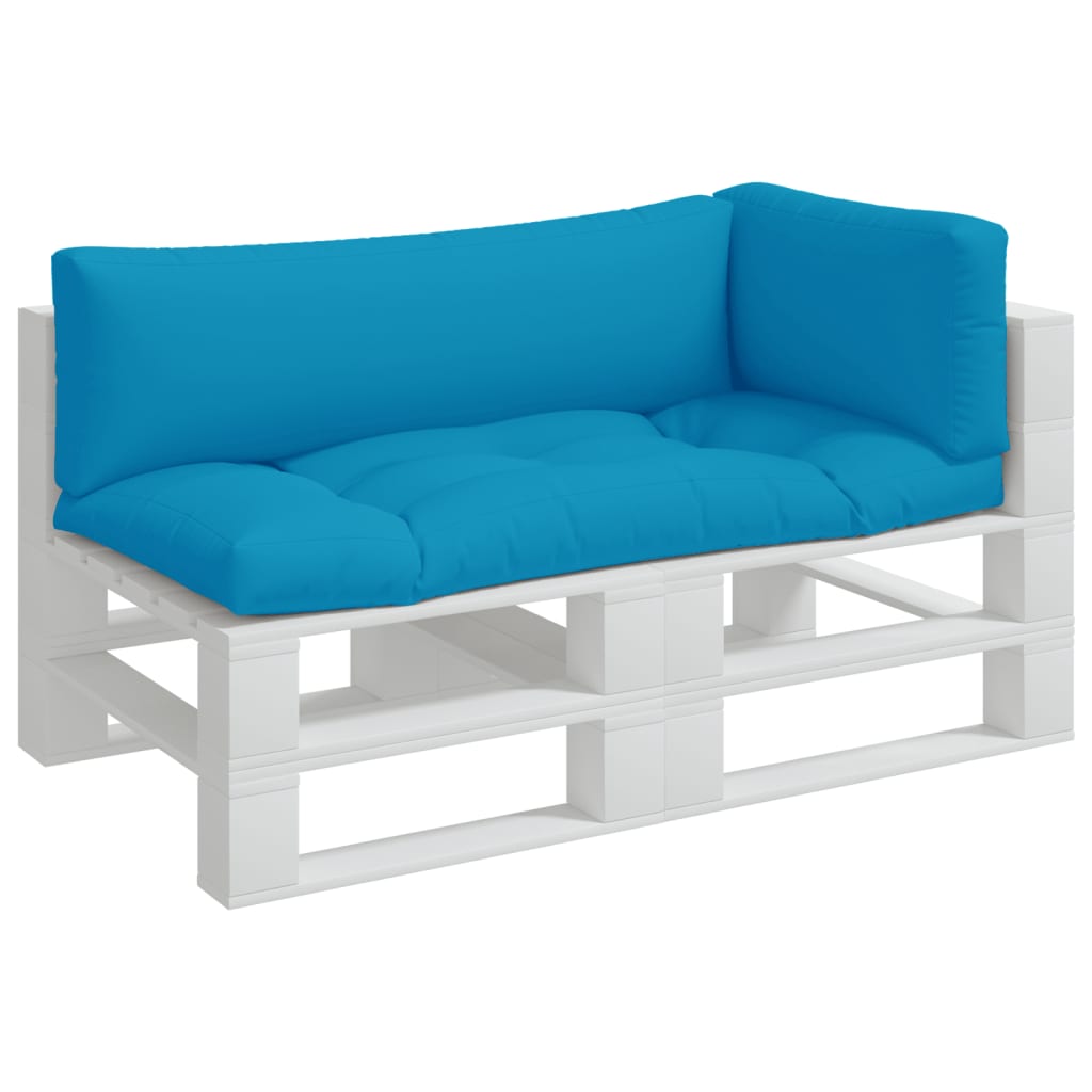 Palletkussens 3 st stof lichtblauw is nu te koop bij PeponiXL, paradijselijk wonen!