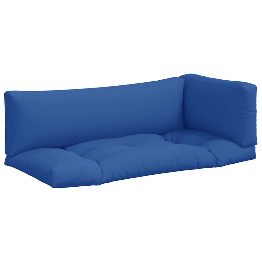 Palletkussens 3 st stof blauw is nu te koop bij PeponiXL, paradijselijk wonen!