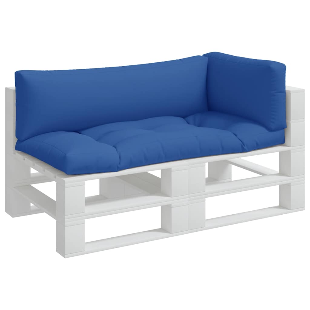 Palletkussens 3 st stof blauw is nu te koop bij PeponiXL, paradijselijk wonen!