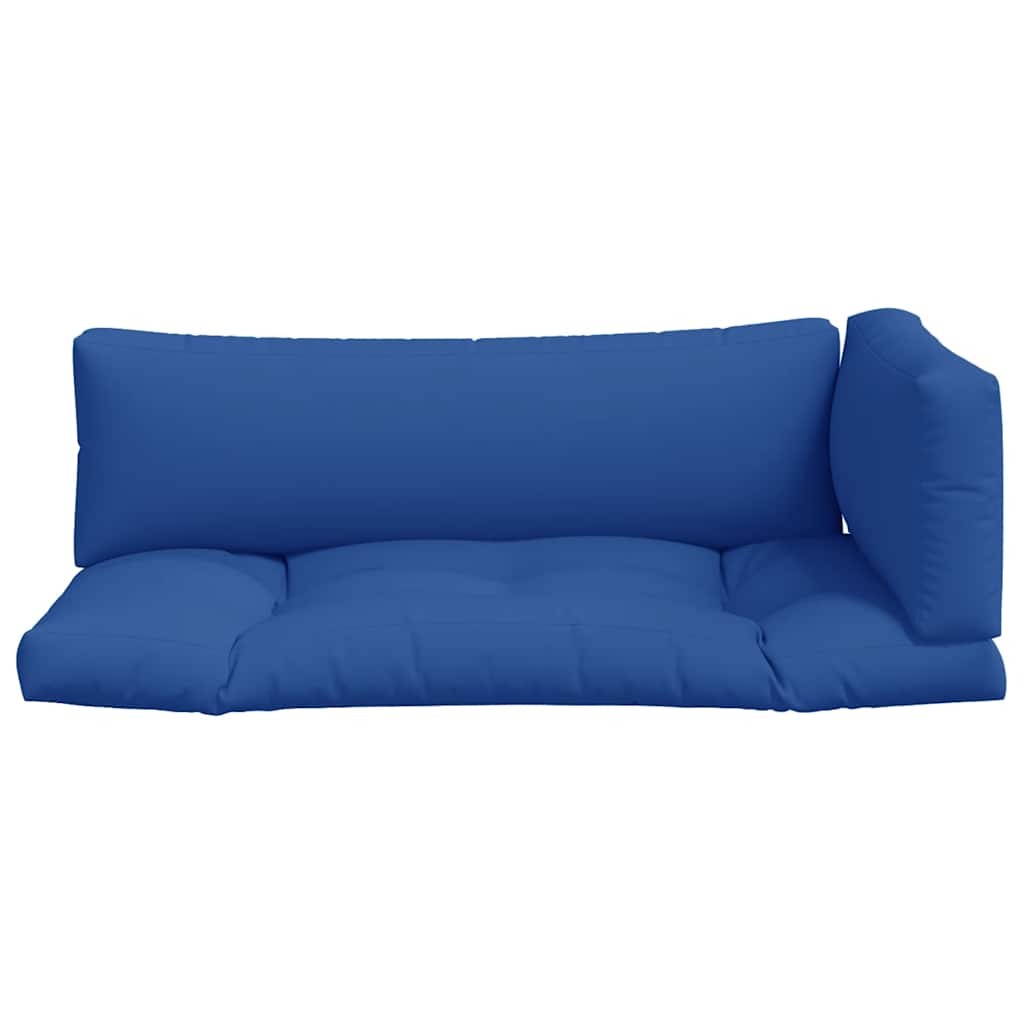 Palletkussens 3 st stof blauw is nu te koop bij PeponiXL, paradijselijk wonen!