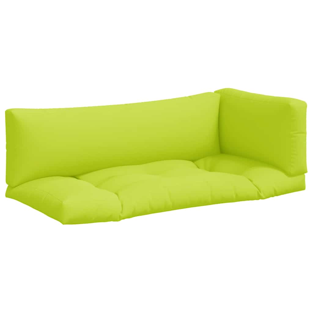 Palletkussens 3 st stof heldergroen is nu te koop bij PeponiXL, paradijselijk wonen!