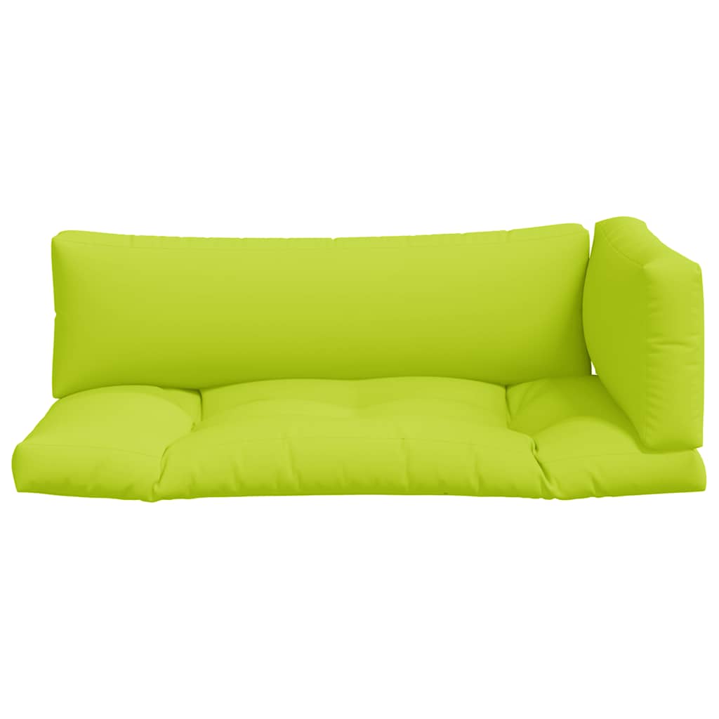 Palletkussens 3 st stof heldergroen is nu te koop bij PeponiXL, paradijselijk wonen!