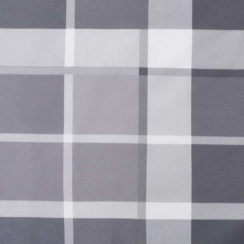Palletkussens 3 st ruitpatroon stof grijs is nu te koop bij PeponiXL, paradijselijk wonen!
