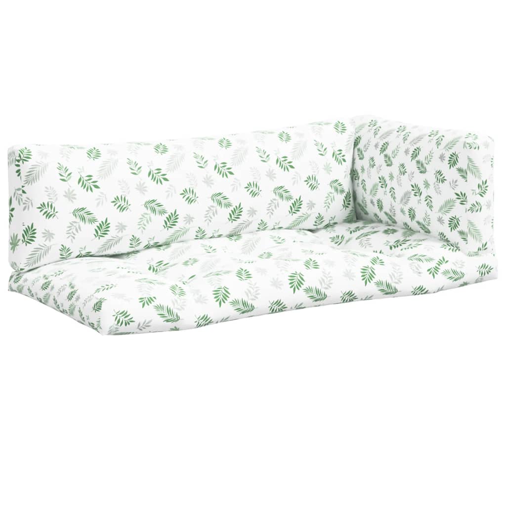 Palletkussens 3 st bladpatroon oxford stof is nu te koop bij PeponiXL, paradijselijk wonen!