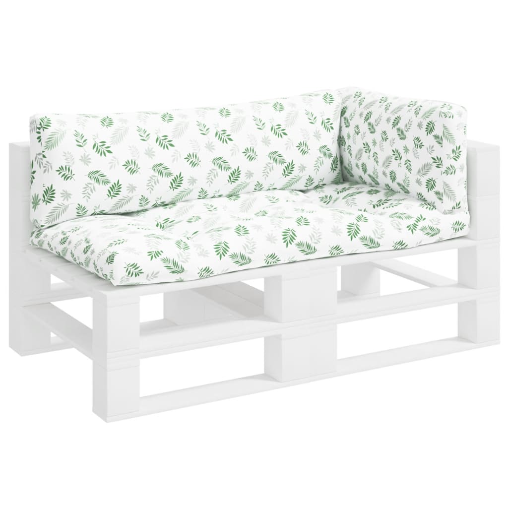 Palletkussens 3 st bladpatroon oxford stof is nu te koop bij PeponiXL, paradijselijk wonen!