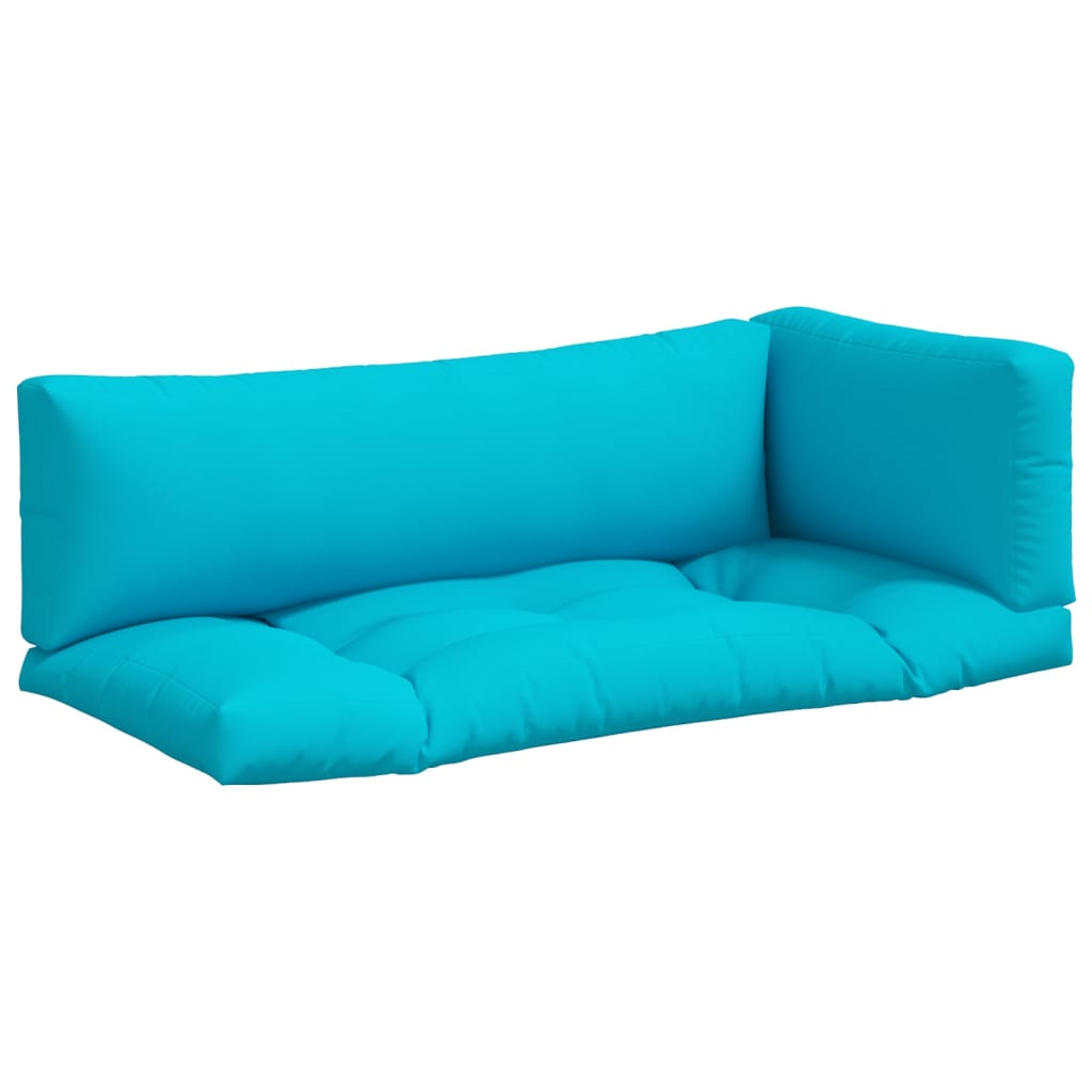 Palletkussens 3 st oxford stof turquoise is nu te koop bij PeponiXL, paradijselijk wonen!