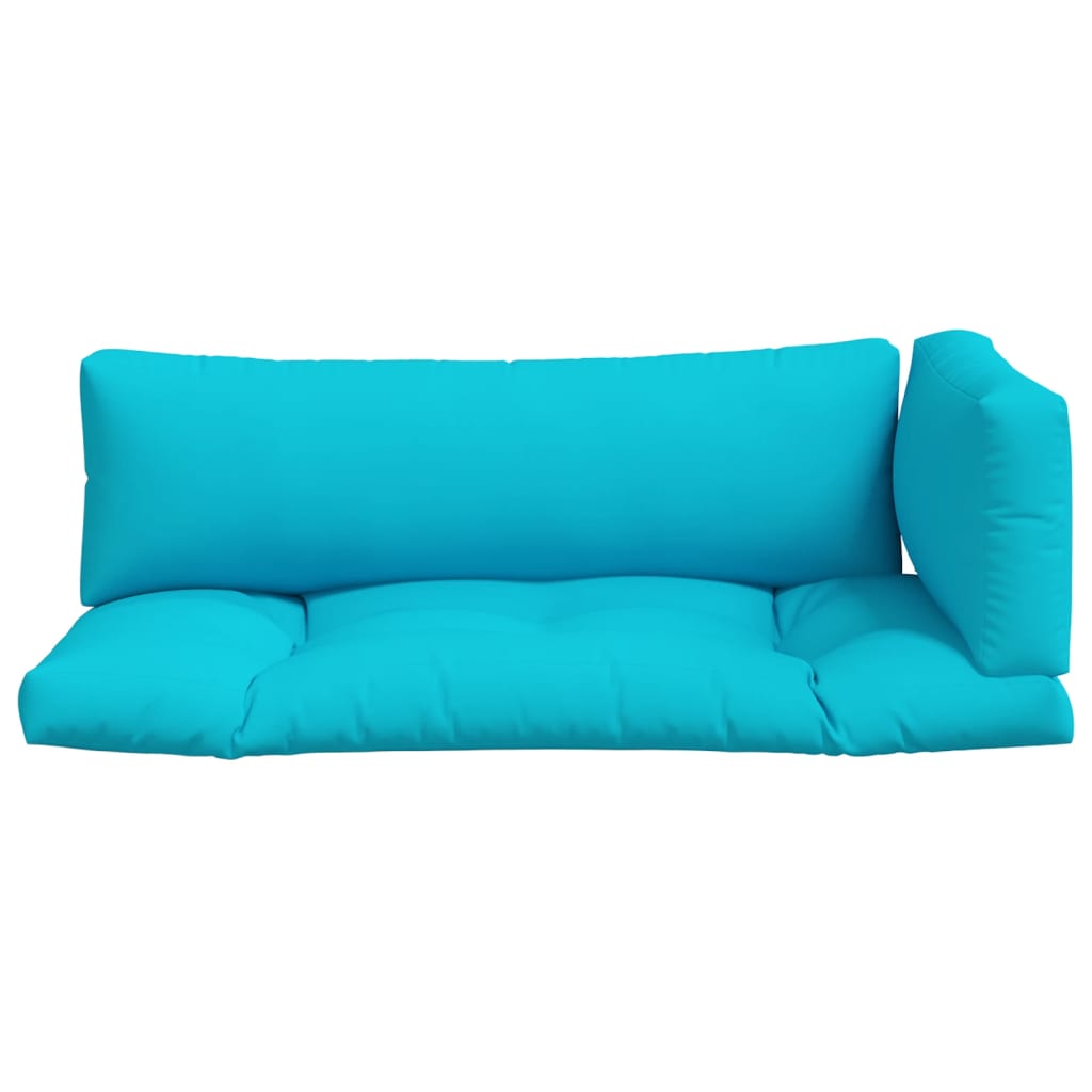 Palletkussens 3 st oxford stof turquoise is nu te koop bij PeponiXL, paradijselijk wonen!