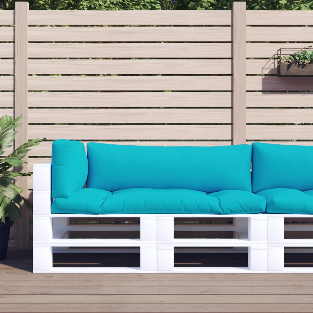 Palletkussens 3 st oxford stof turquoise is nu te koop bij PeponiXL, paradijselijk wonen!