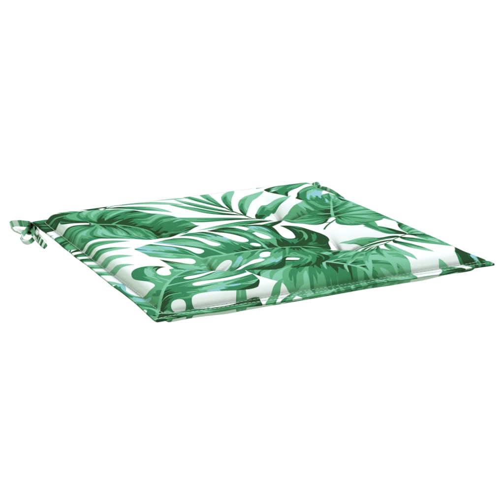 Stoelkussens 4 st bladpatroon 40x40x4 cm stof is nu te koop bij PeponiXL, paradijselijk wonen!