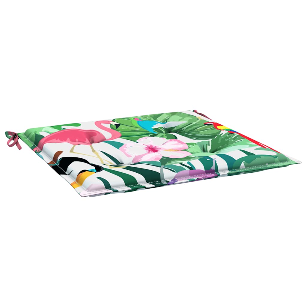 Tuinstoelkussens 4 st 50x50x4 cm stof meerkleurig is nu te koop bij PeponiXL, paradijselijk wonen!