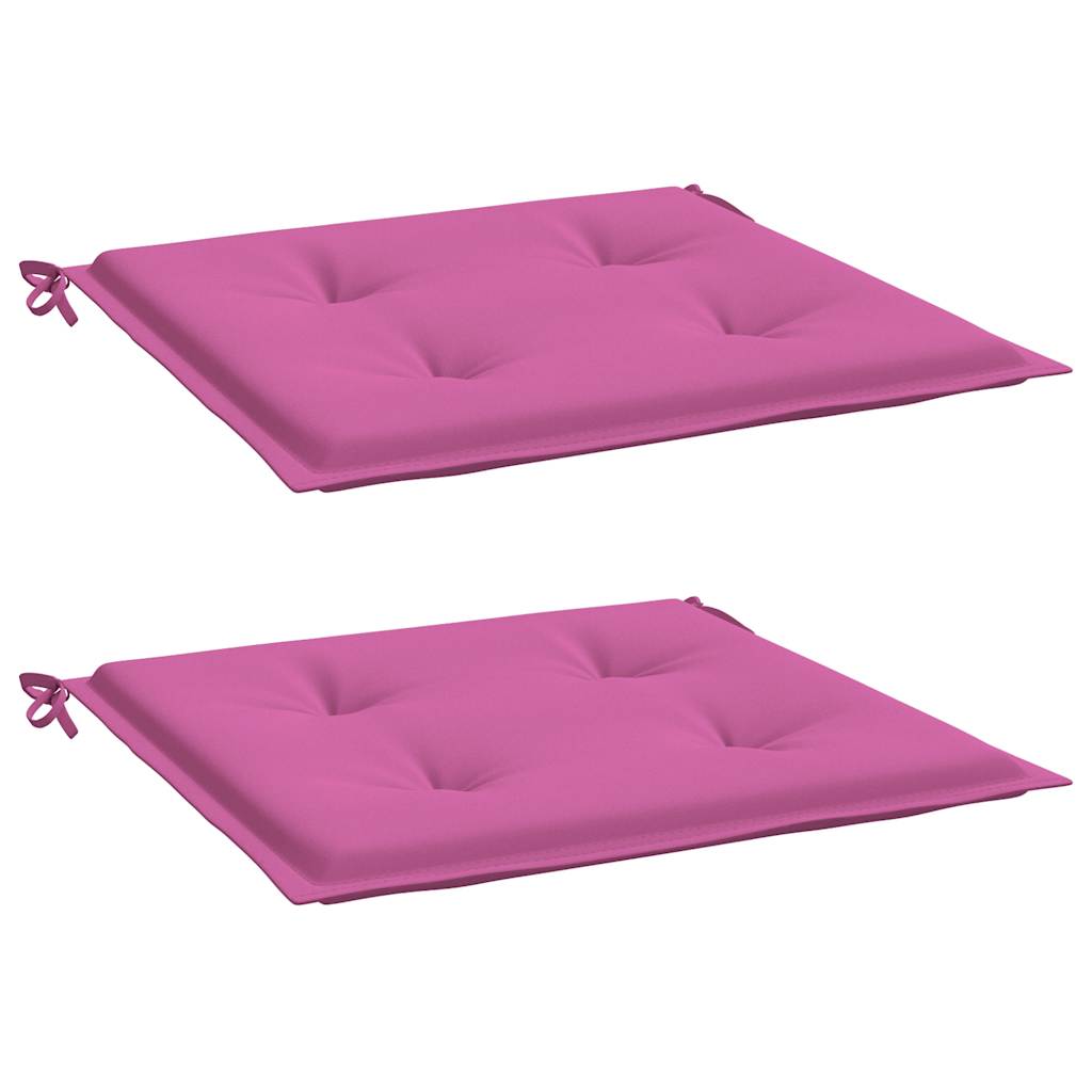 Tuinstoelkussens 2 st 50x50x4 cm stof roze is nu te koop bij PeponiXL, paradijselijk wonen!