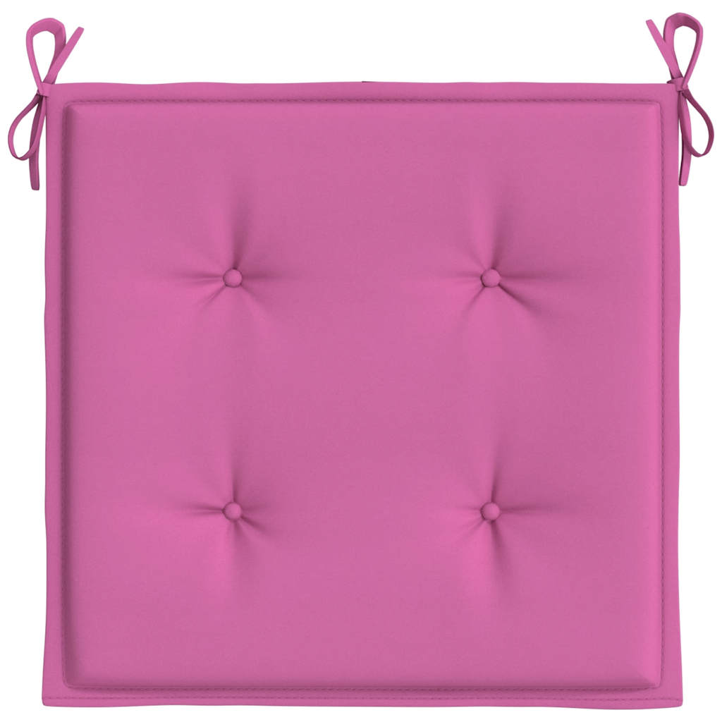 Tuinstoelkussens 2 st 50x50x4 cm stof roze is nu te koop bij PeponiXL, paradijselijk wonen!