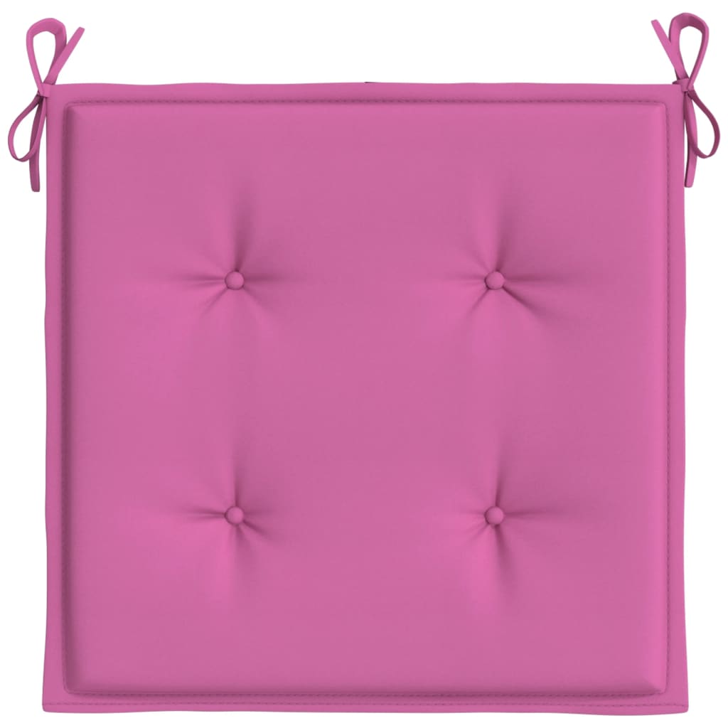 Tuinstoelkussens 6 st 50x50x3 cm stof roze is nu te koop bij PeponiXL, paradijselijk wonen!