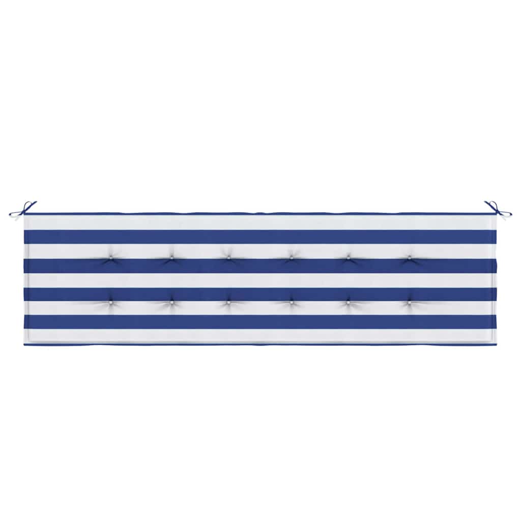 Bankkussen Gestreept Zwart Ruit 150 x 50 x 3 cm Oxford Stof is nu te koop bij PeponiXL, paradijselijk wonen!