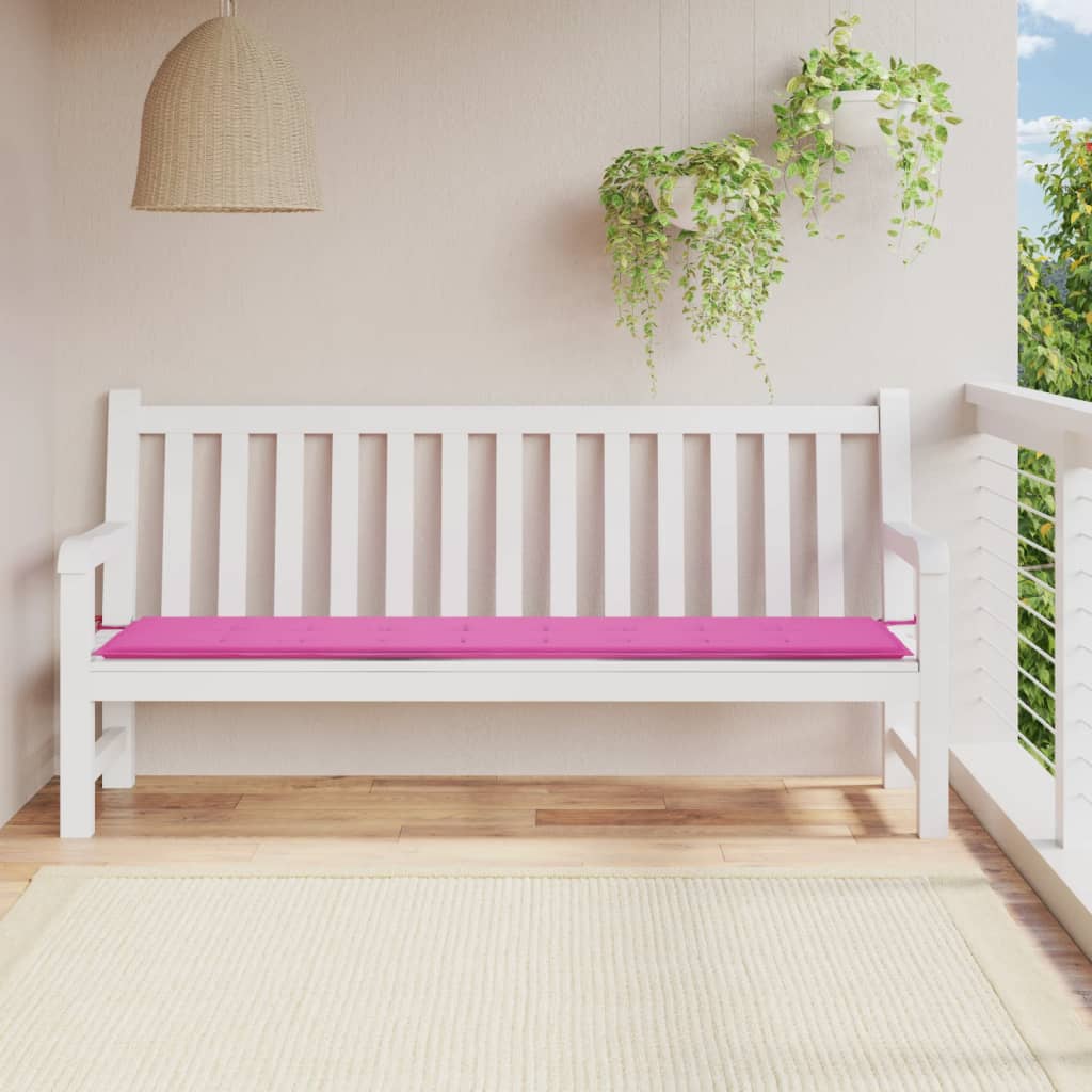 Tuinbankkussen 200x50x3 cm stof roze is nu te koop bij PeponiXL, paradijselijk wonen!