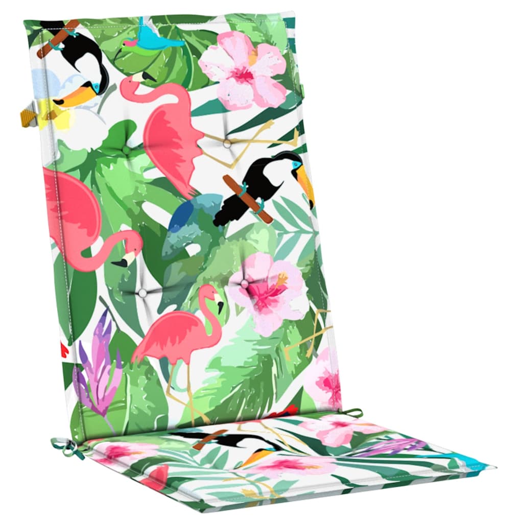 Tuinstoelkussens 2 st 120x50x3 cm stof meerkleurig is nu te koop bij PeponiXL, paradijselijk wonen!