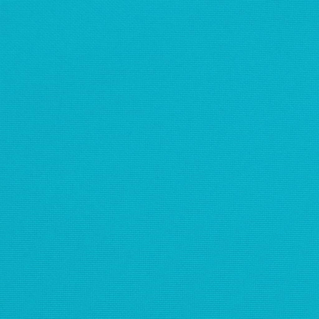 Stoelkussens 2 st hoge rug stof turquoise is nu te koop bij PeponiXL, paradijselijk wonen!