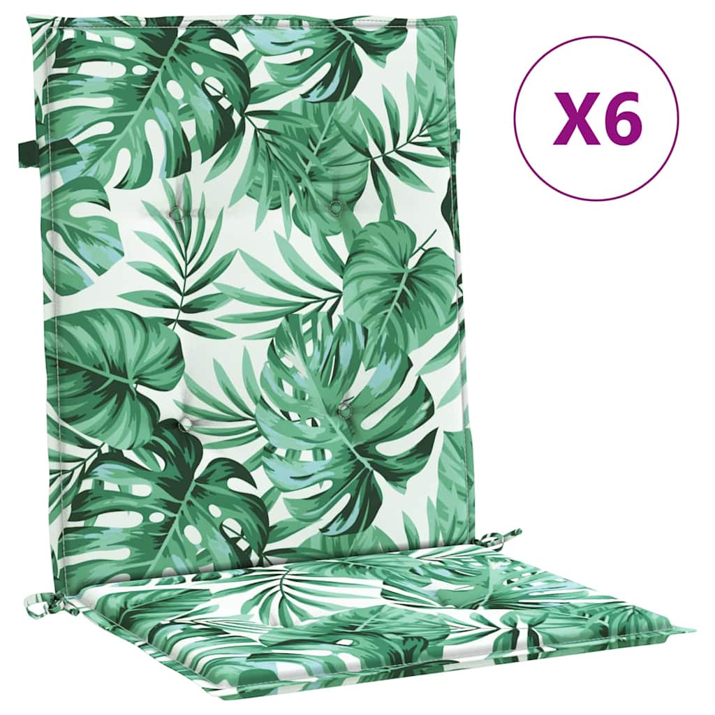 Rugkussens Blad 6 pcs Bladpatroon 100 x 50 x 3 cm Oxford Stof is nu te koop bij PeponiXL, paradijselijk wonen!