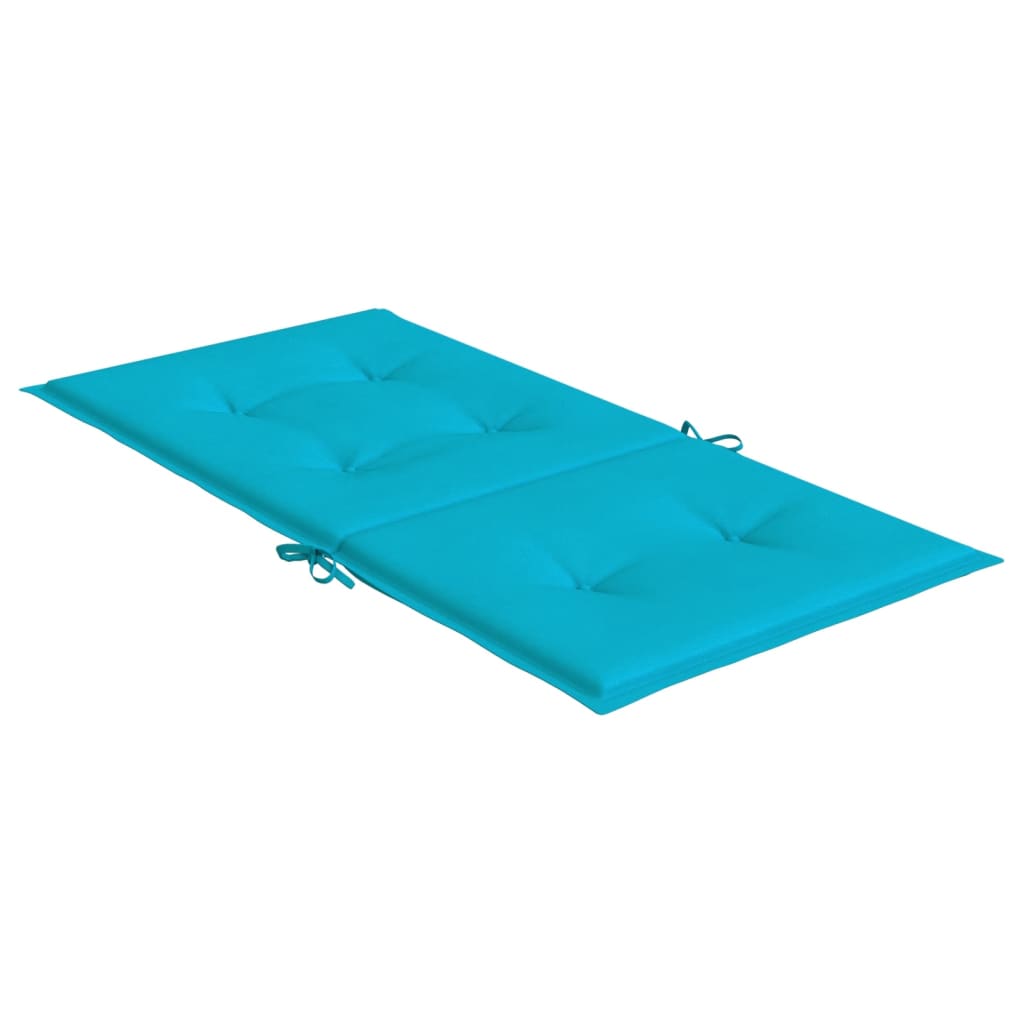 Stoelkussens 4 st lage rug stof turquoise is nu te koop bij PeponiXL, paradijselijk wonen!