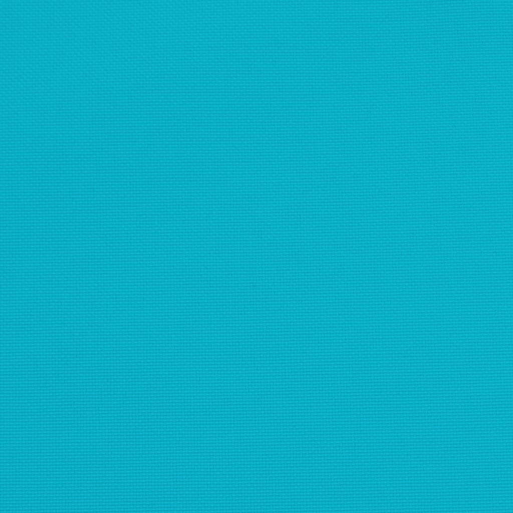 Stoelkussens 6 st lage rug stof turquoise is nu te koop bij PeponiXL, paradijselijk wonen!