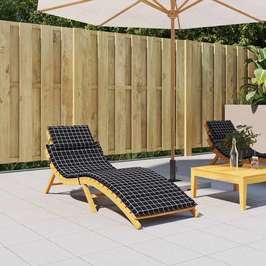 Ligbedkussen ruitpatroon oxford stof zwart is nu te koop bij PeponiXL, paradijselijk wonen!
