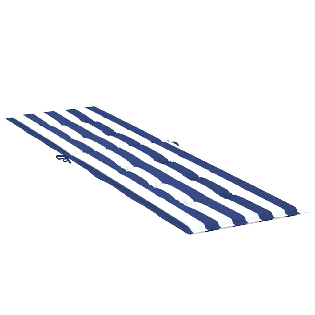 Terrasstoelkussen gestreept oxford stof blauw en wit is nu te koop bij PeponiXL, paradijselijk wonen!