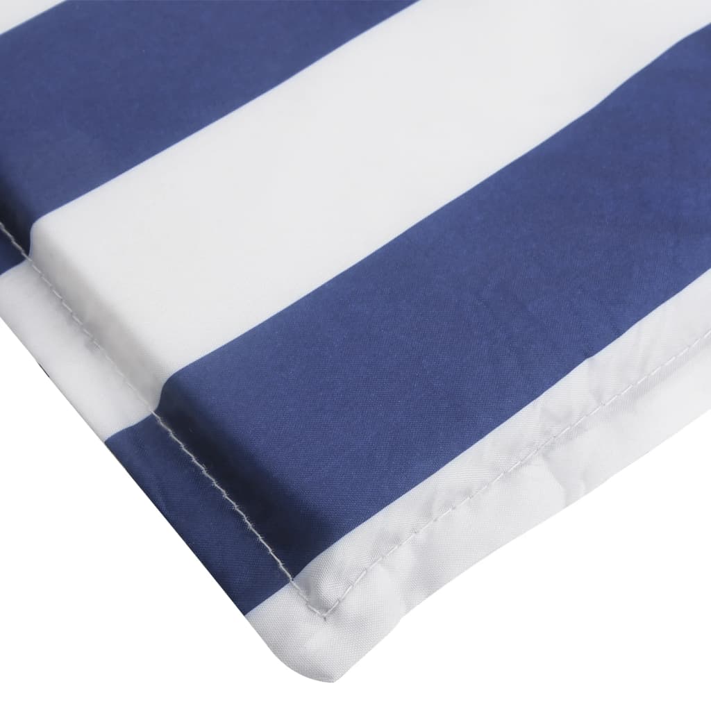 Ligbedkussen gestreept oxford stof blauw en wit is nu te koop bij PeponiXL, paradijselijk wonen!