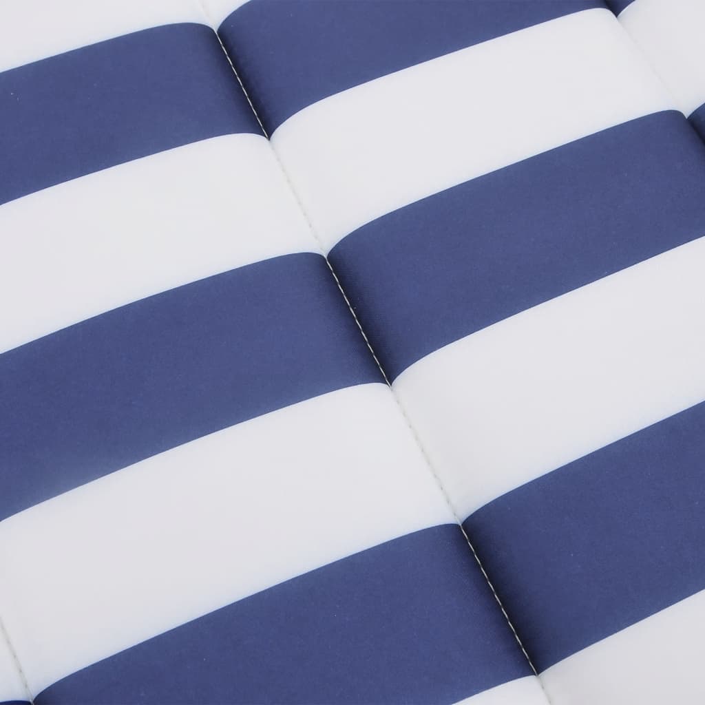 Ligbedkussen gestreept oxford stof blauw en wit is nu te koop bij PeponiXL, paradijselijk wonen!