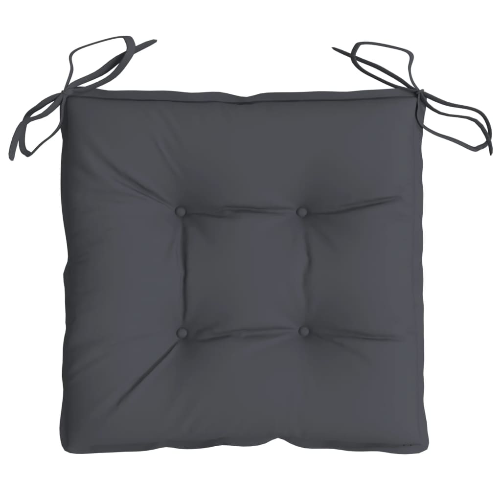 Stoelkussens 2 st 40x40x7 cm oxford stof antracietkleurig is nu te koop bij PeponiXL, paradijselijk wonen!