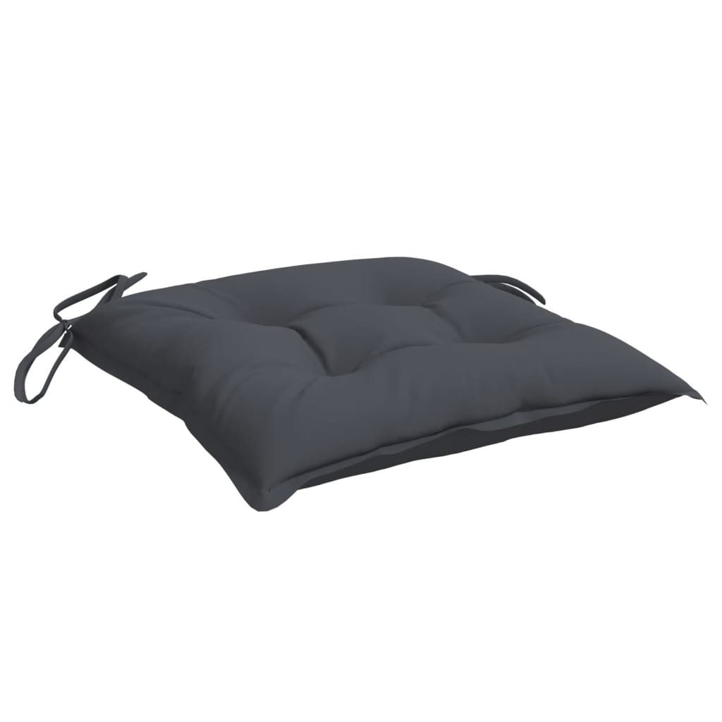 Stoelkussens 4 st 40x40x7 cm oxford stof antracietkleurig is nu te koop bij PeponiXL, paradijselijk wonen!