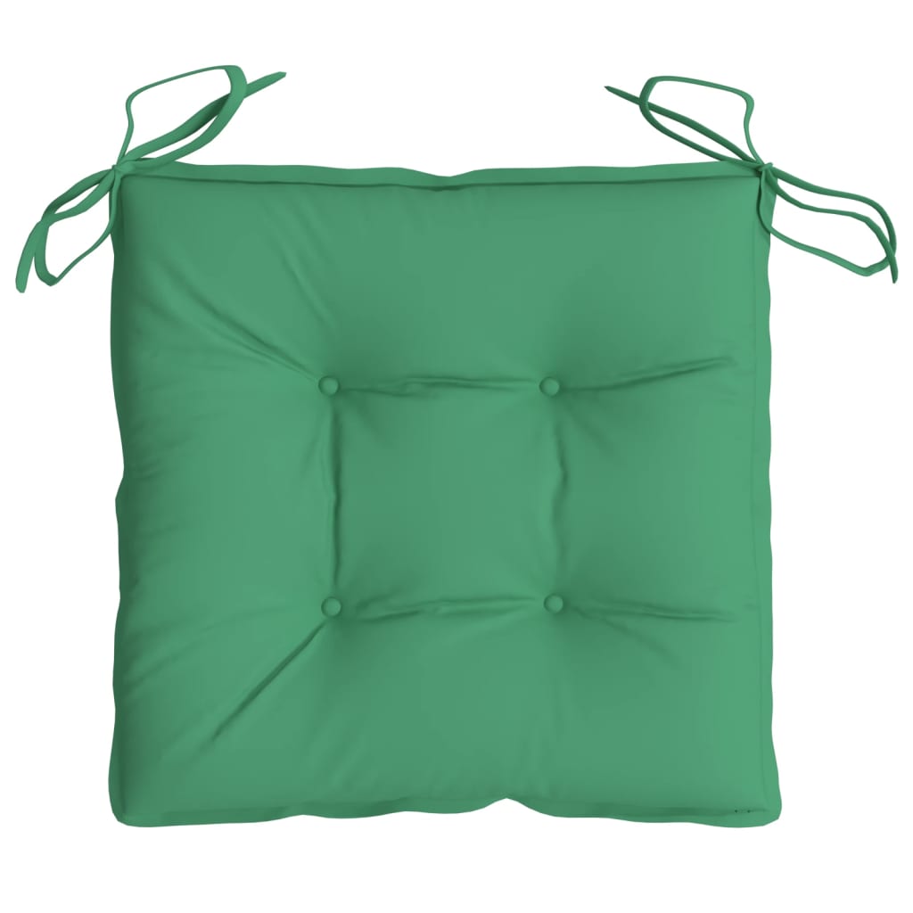 Stoelkussens 6 st 40x40x7 cm oxford stof groen is nu te koop bij PeponiXL, paradijselijk wonen!