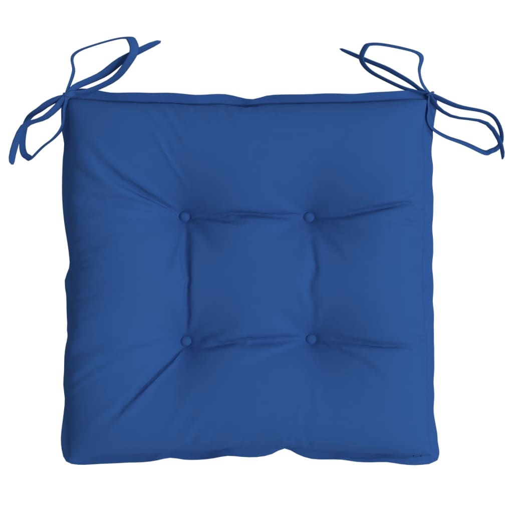 Stoelkussens 2 st 40x40x7 cm oxford stof blauw is nu te koop bij PeponiXL, paradijselijk wonen!