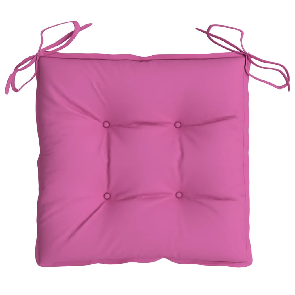 Stoelkussens 6 st 40x40x7 cm stof roze is nu te koop bij PeponiXL, paradijselijk wonen!