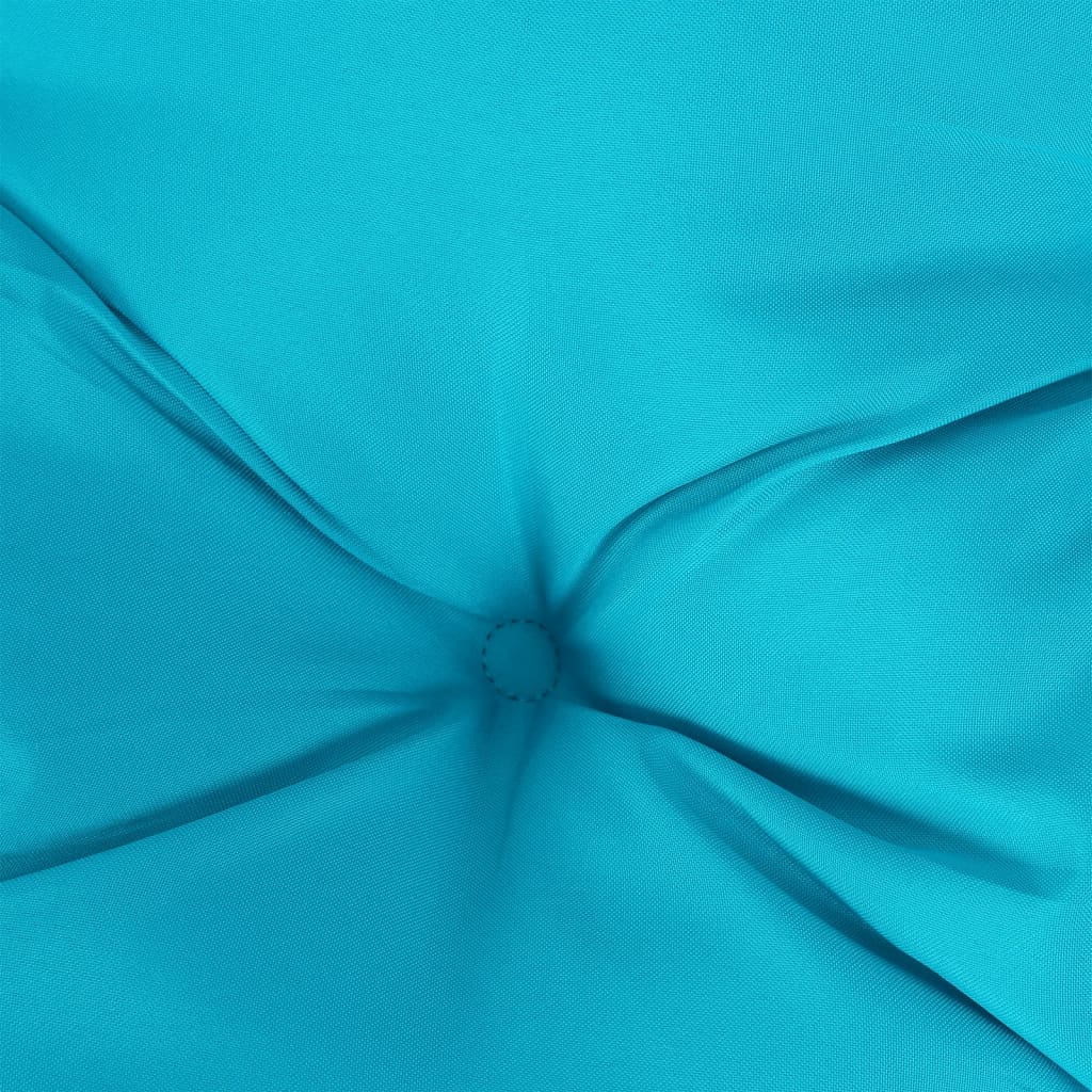 Stoelkussens 2 st 40x40x7 cm stof turquoise is nu te koop bij PeponiXL, paradijselijk wonen!