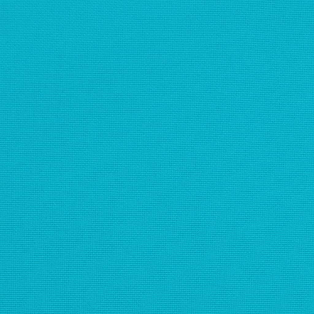 Stoelkussens 2 st 40x40x7 cm stof turquoise is nu te koop bij PeponiXL, paradijselijk wonen!