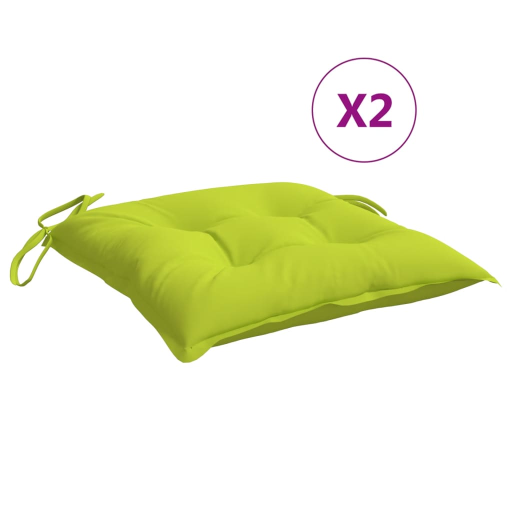 Palletkussens 2 st 50x50x7 cm oxford stof felgroen is nu te koop bij PeponiXL, paradijselijk wonen!
