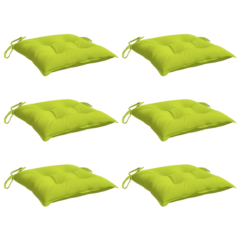 Palletkussens 6 st 50x50x7 cm oxford stof felgroen is nu te koop bij PeponiXL, paradijselijk wonen!