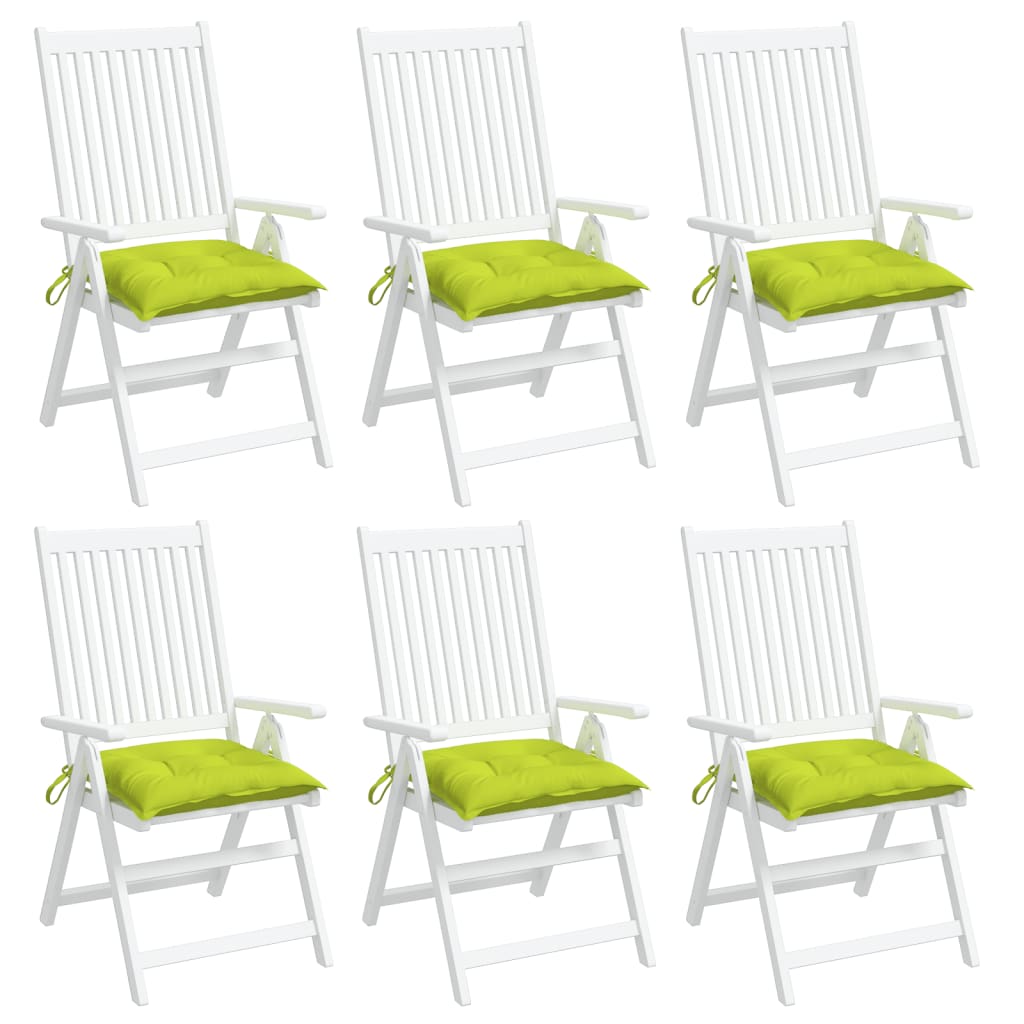 Palletkussens 6 st 50x50x7 cm oxford stof felgroen is nu te koop bij PeponiXL, paradijselijk wonen!