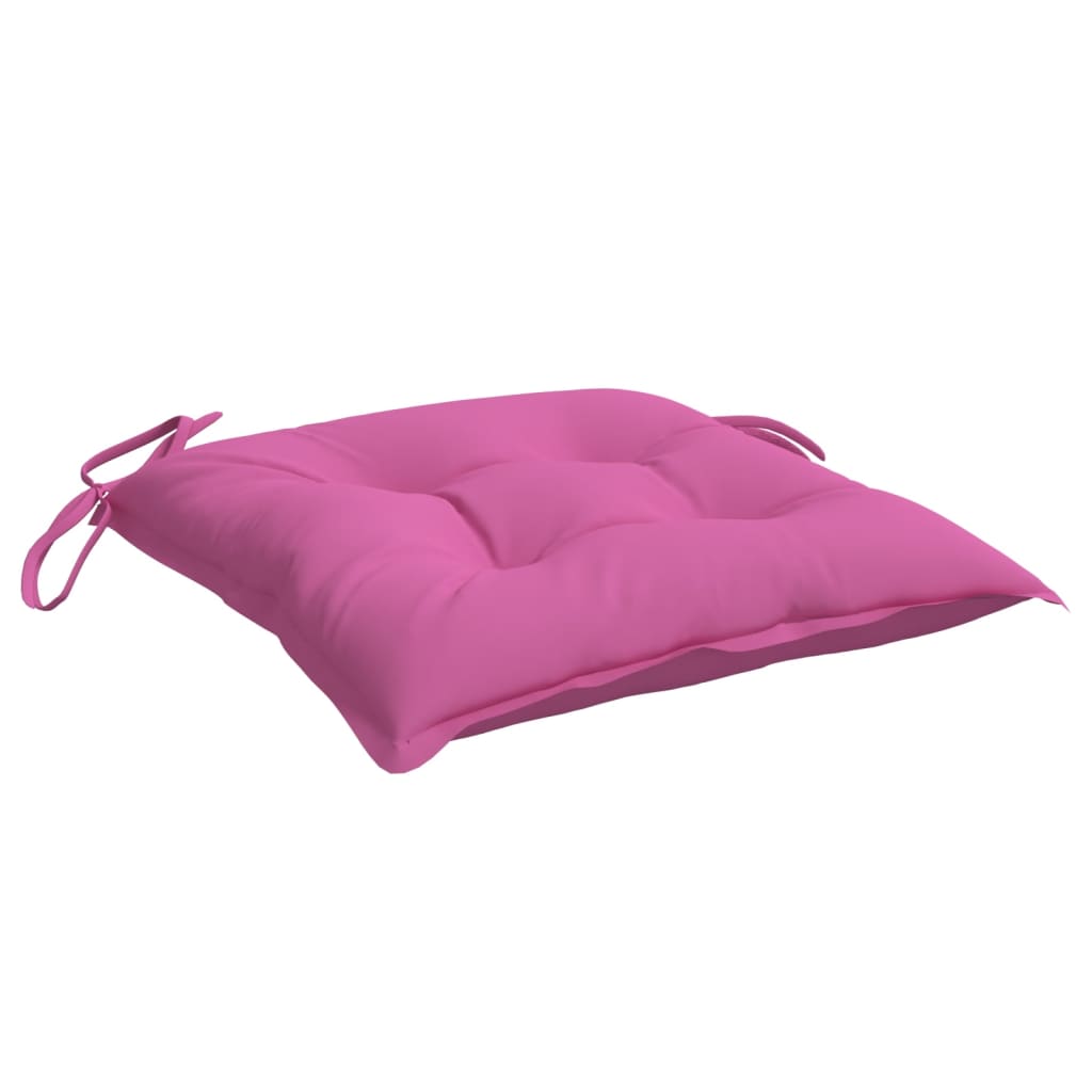 Stoelkussens 2 st 50x50x7 cm oxford stof roze is nu te koop bij PeponiXL, paradijselijk wonen!