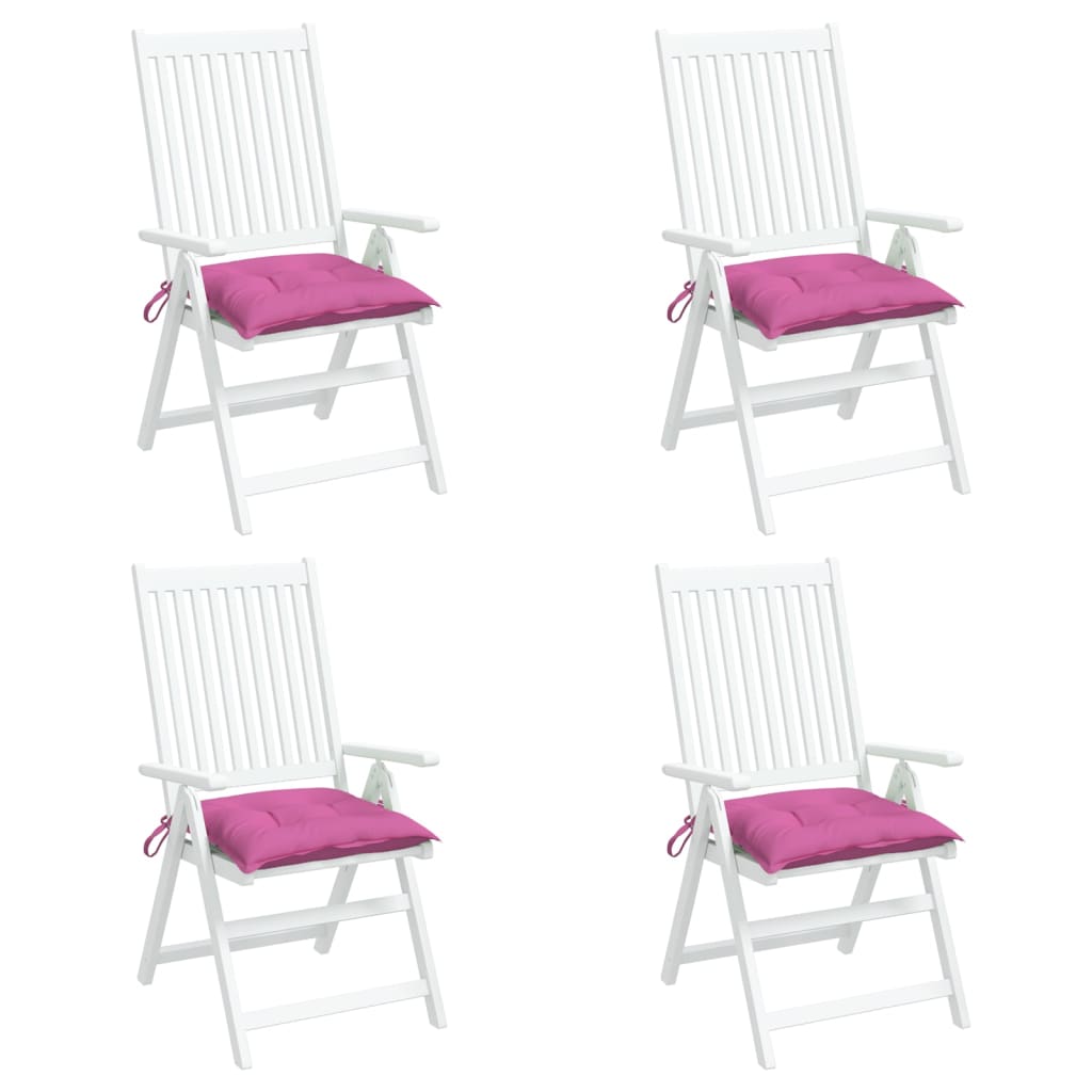 Stoelkussens 4 st 50x50x7 cm oxford stof roze is nu te koop bij PeponiXL, paradijselijk wonen!