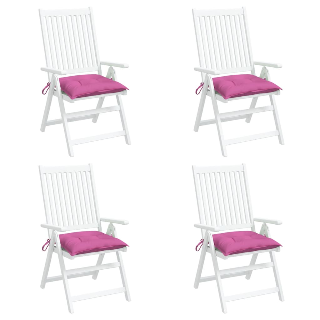 Stoelkussens 4 st 50x50x7 cm oxford stof roze is nu te koop bij PeponiXL, paradijselijk wonen!
