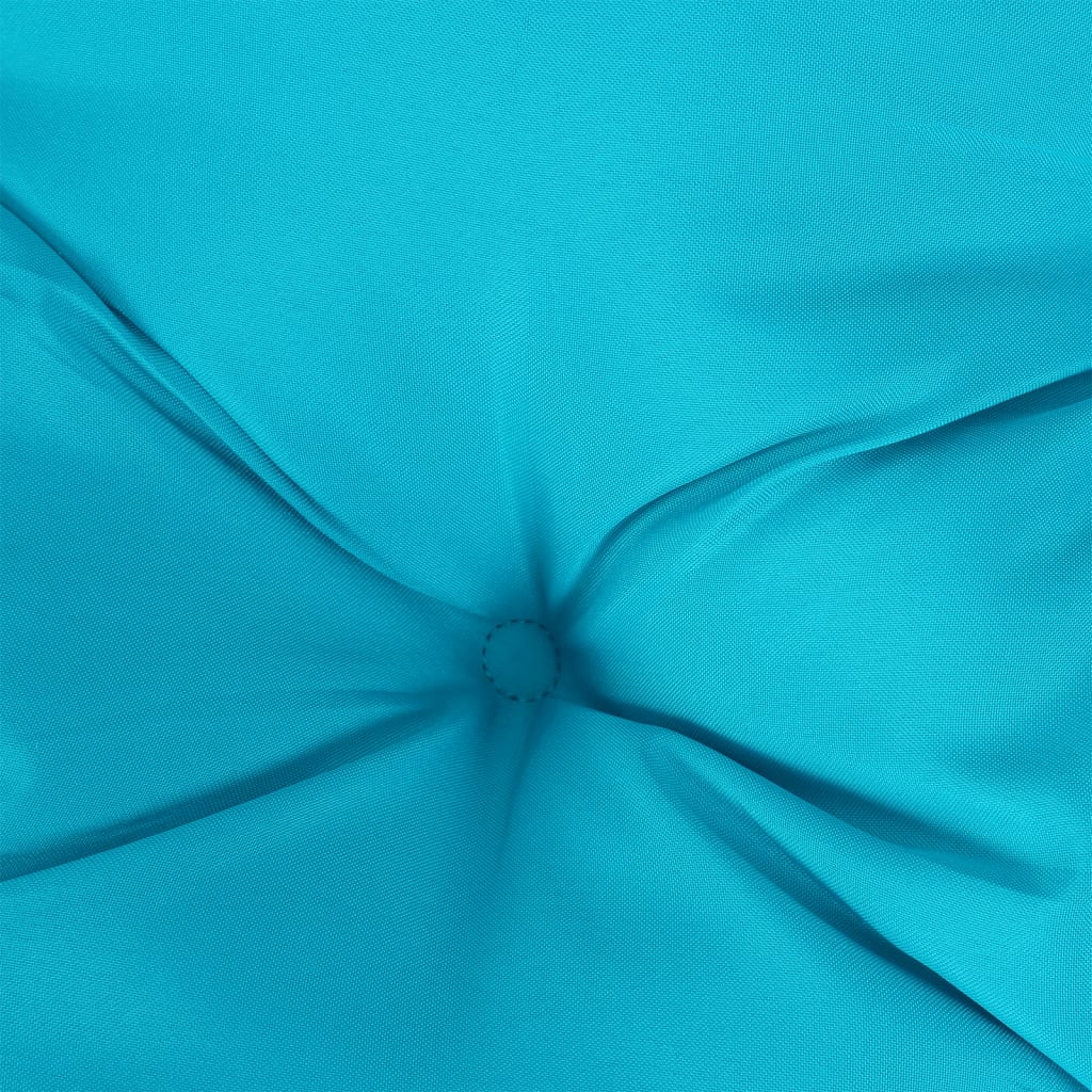 Stoelkussens 6 st 50x50x7 cm stof turquoise is nu te koop bij PeponiXL, paradijselijk wonen!