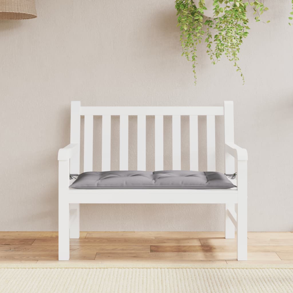 Tuinbankkussen 100x50x7 cm oxford stof grijs is nu te koop bij PeponiXL, paradijselijk wonen!