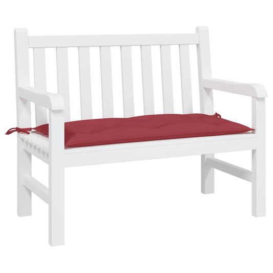 Tuinbankkussen 100x50x7 cm oxford stof wijnrood is nu te koop bij PeponiXL, paradijselijk wonen!