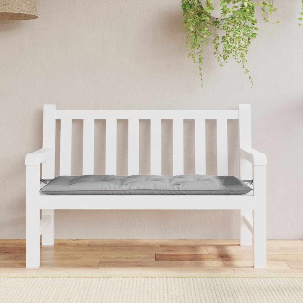 Tuinbankkussen 120x50x7 cm oxford stof grijs is nu te koop bij PeponiXL, paradijselijk wonen!